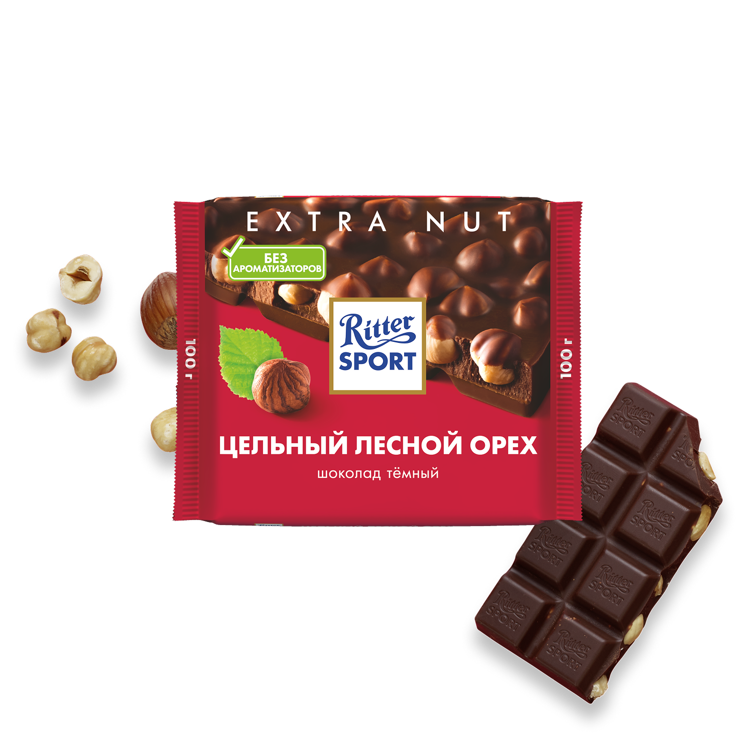 ЦЕЛЬНЫЙ ЛЕСНОЙ ОРЕХ В ТЁМНОМ ШОКОЛАДЕ