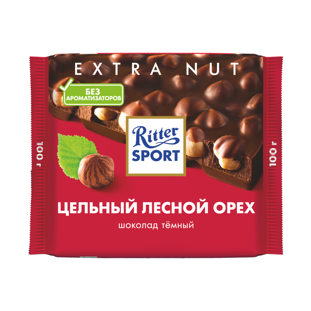 ЦЕЛЬНЫЙ ЛЕСНОЙ ОРЕХ В ТЁМНОМ ШОКОЛАДЕ