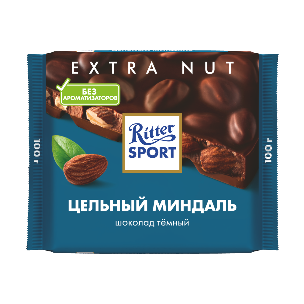 ЦЕЛЬНЫЙ МИНДАЛЬ В ТЁМНОМ ШОКОЛАДЕ