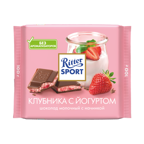 КЛУБНИКА С ЙОГУРТОМ